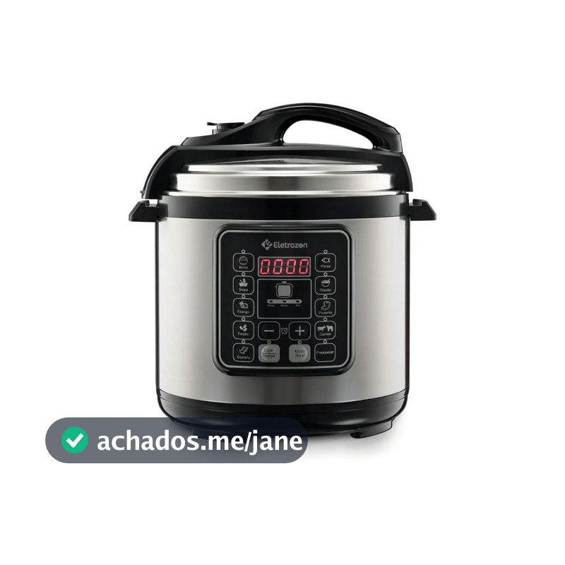 Eletrozon Panela de Pressão Elétrica 6 Litros Digital | Multifuncional, Timer e Alta Segurança