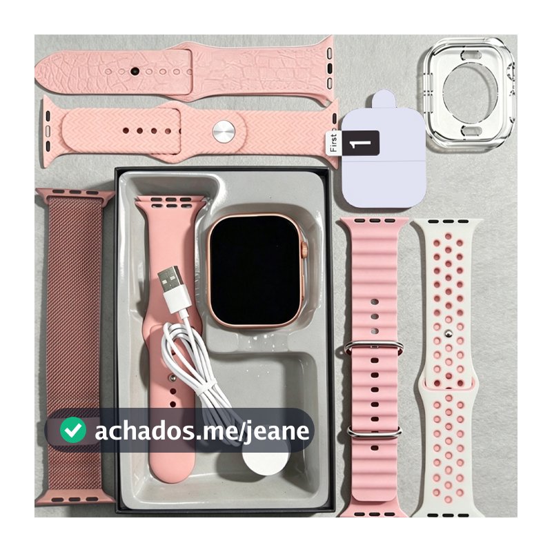 Smartwatch Relógio Inteligente mini Feminino , Masculino , Chamada Bluetooth , Calculadora , Papel De Parede Personaliza