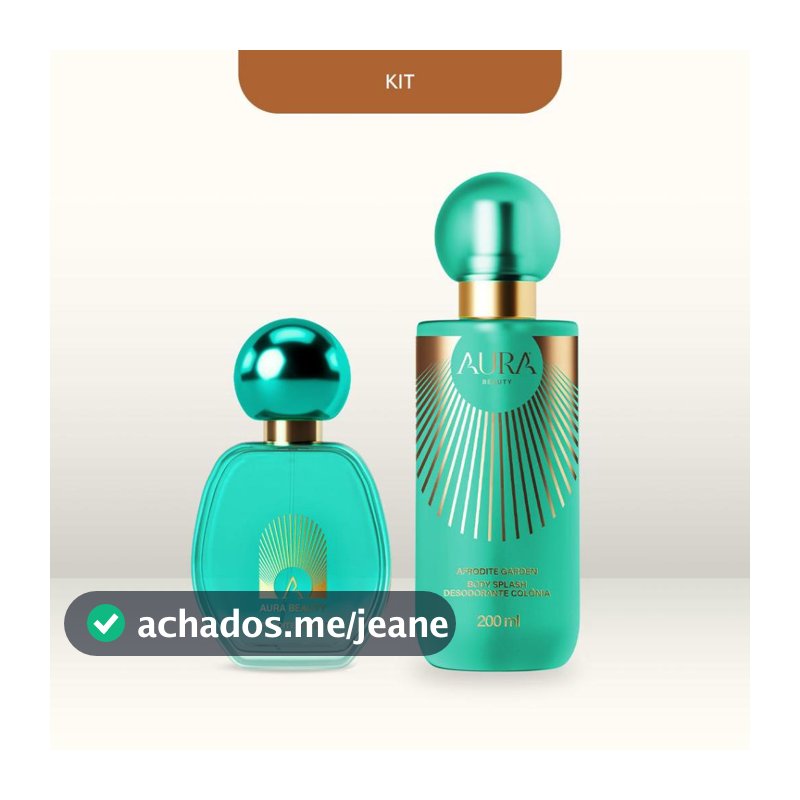 Kit Perfume Secret Garden 50ml + Body Splash Afrodite Garden