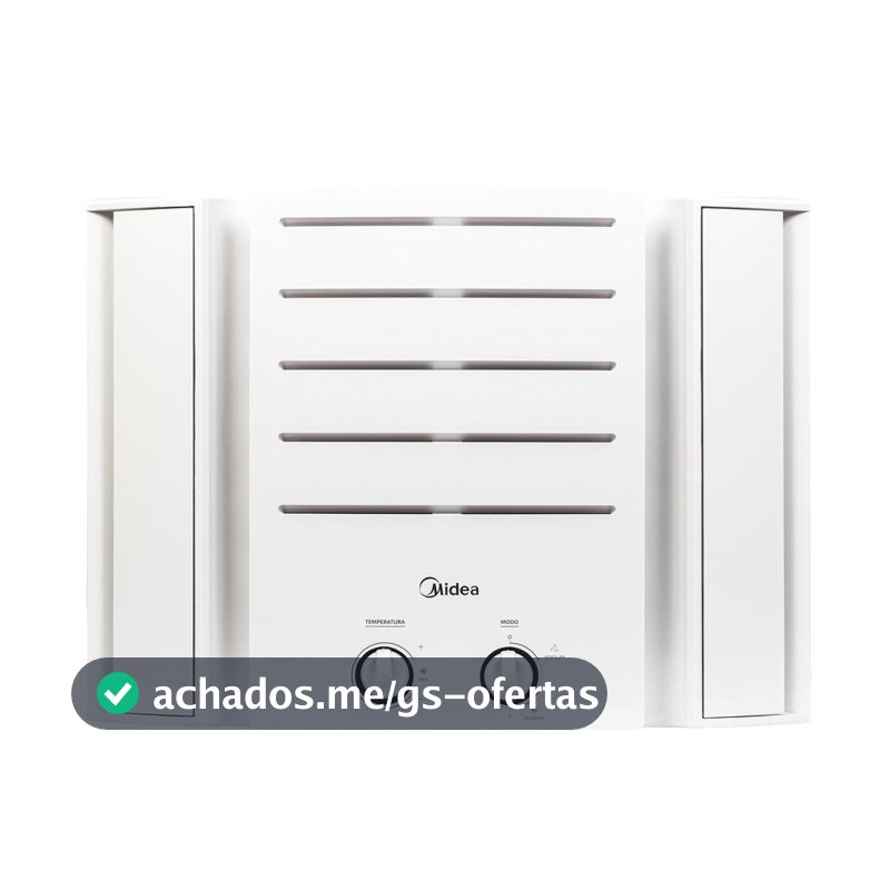 Ar Condicionado de Janela Midea 7.500 BTUs Frio Mecânico Branco
