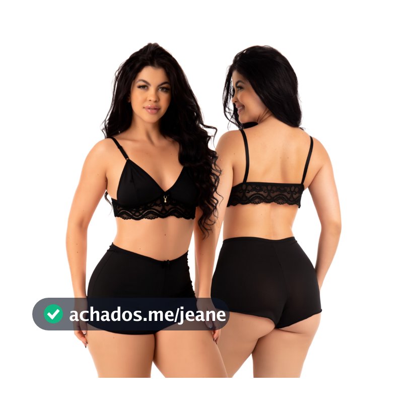 Baby Doll Renda Feminino Conjunto Short Doll Delicado Confortável Alça Regulável