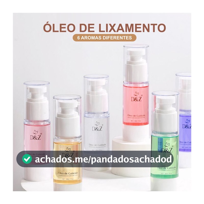 Óleo De Lixamento Duo Hidratante De Cutícula D&Z Óleo Para Unhas 2 em 1