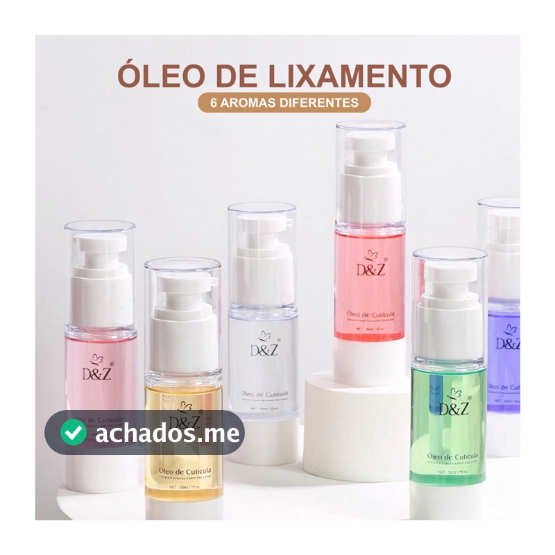 Óleo De Lixamento Duo Hidratante De Cutícula D&Z Óleo Para Unhas 2 em 1