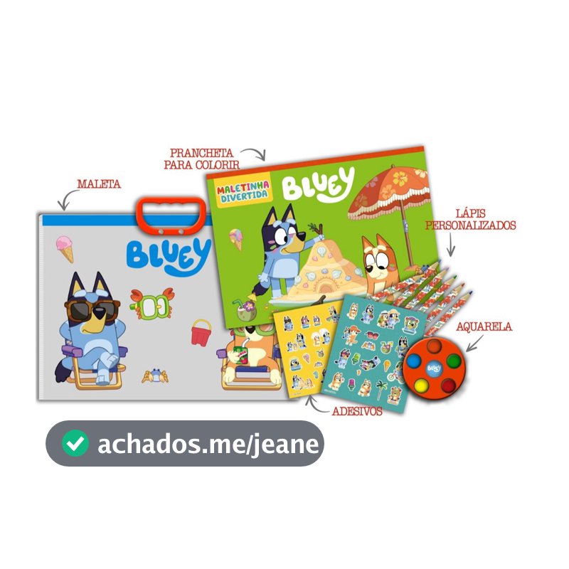 Bluey Maletinha Divertida