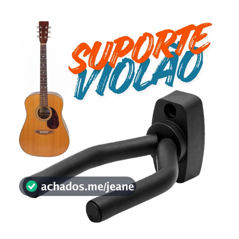 Suporte Ajustável Violão Guitarra Baixo Viola de Parede Reforçado A Pronta Entrega