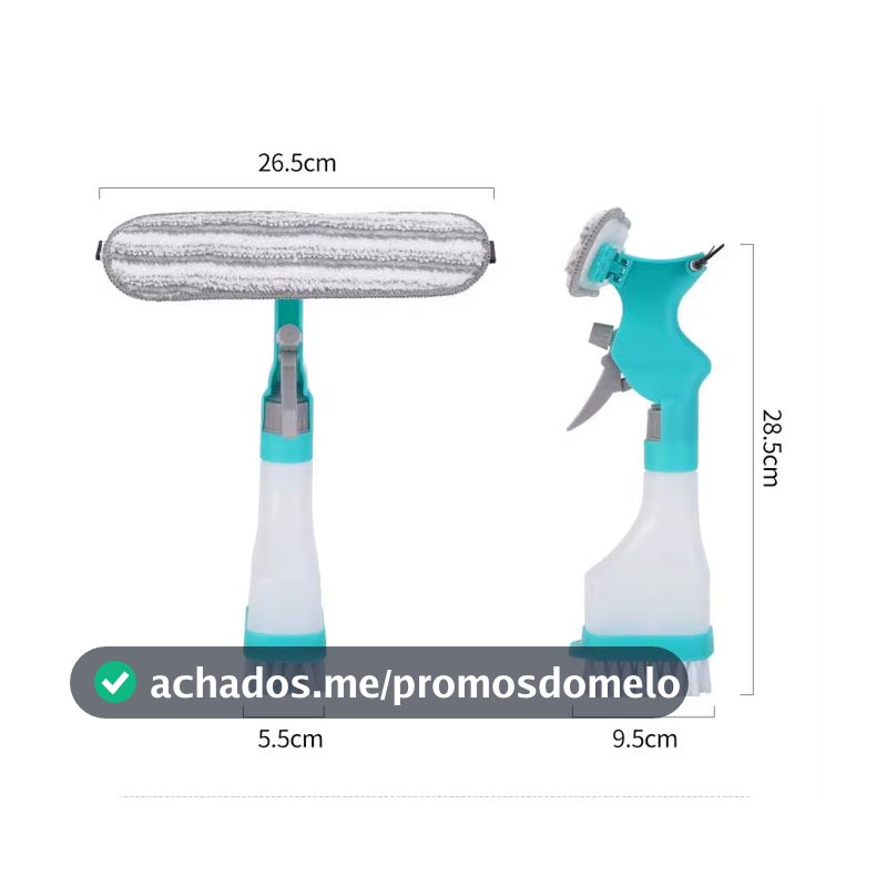 Rodo Spray Mop 4 Em1 Limpa Vidro Multiuso 250ml Vidro Janela - Bhz Store
