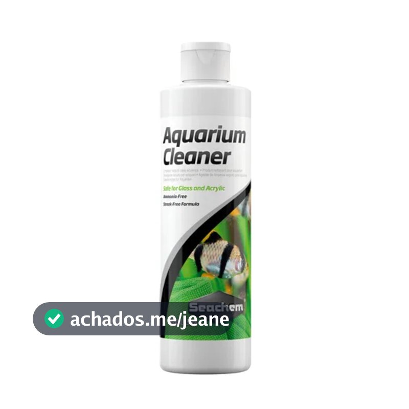 Seachem Aquarium Cleaner 250ML - Produto para Limpeza externa de aquários