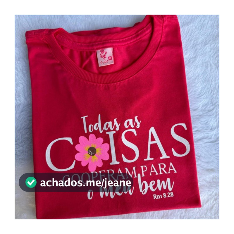 Blusa T-shirt Feminina 100% Algodão Basica Camiseta Manga Curta Gola O