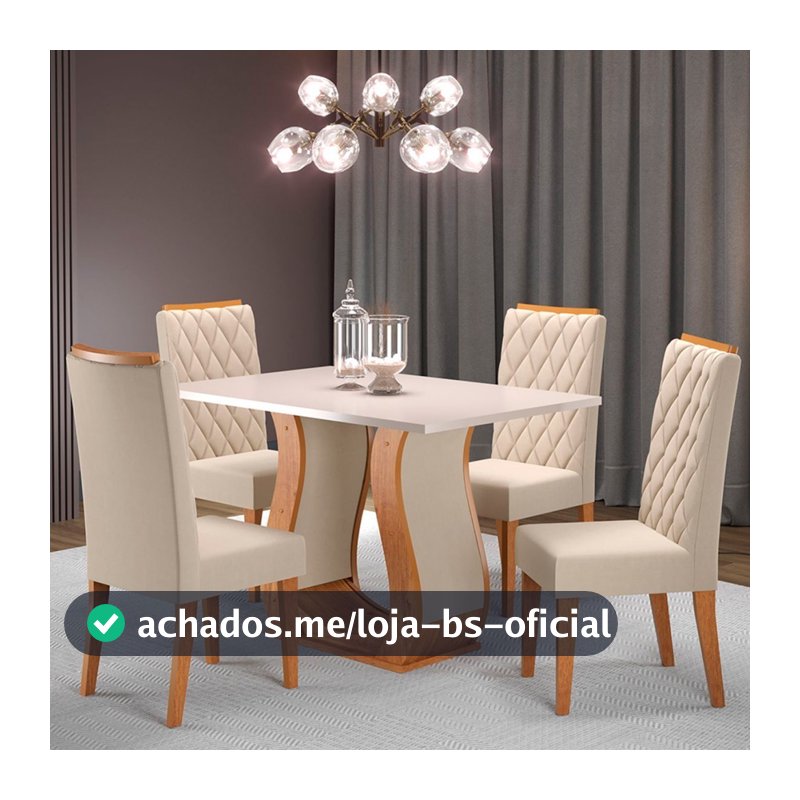 Mesa de Jantar 4 Lugares Los Angeles