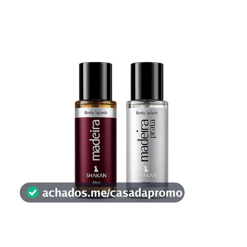 Kit Duo Aromático Madeira e Madeira Prata