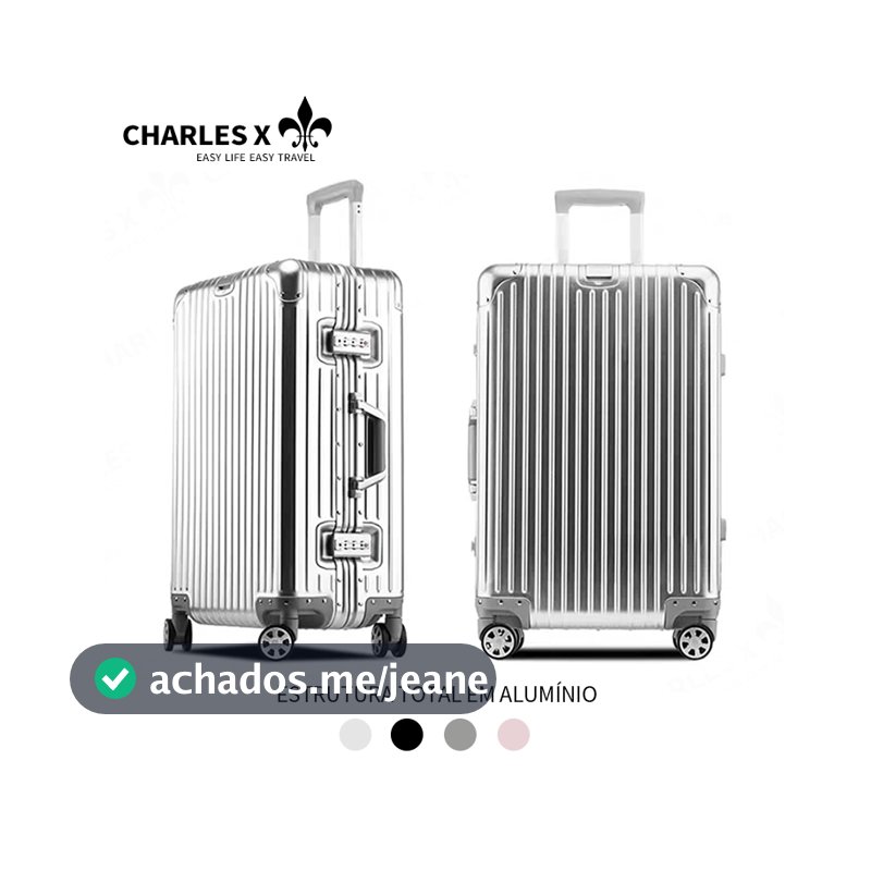 Mala CHARLES X em Liga Total de Magnésio e Alumínio