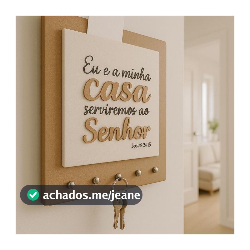 Porta-Chaves de Parede em MDF – 5 Ganchos | Decorativo, Multiuso, Design Moderno | Envio Mega Rápido