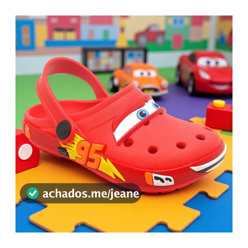Sandália Masculino Confortável Infantil Carros Promoção Menino Criança Original