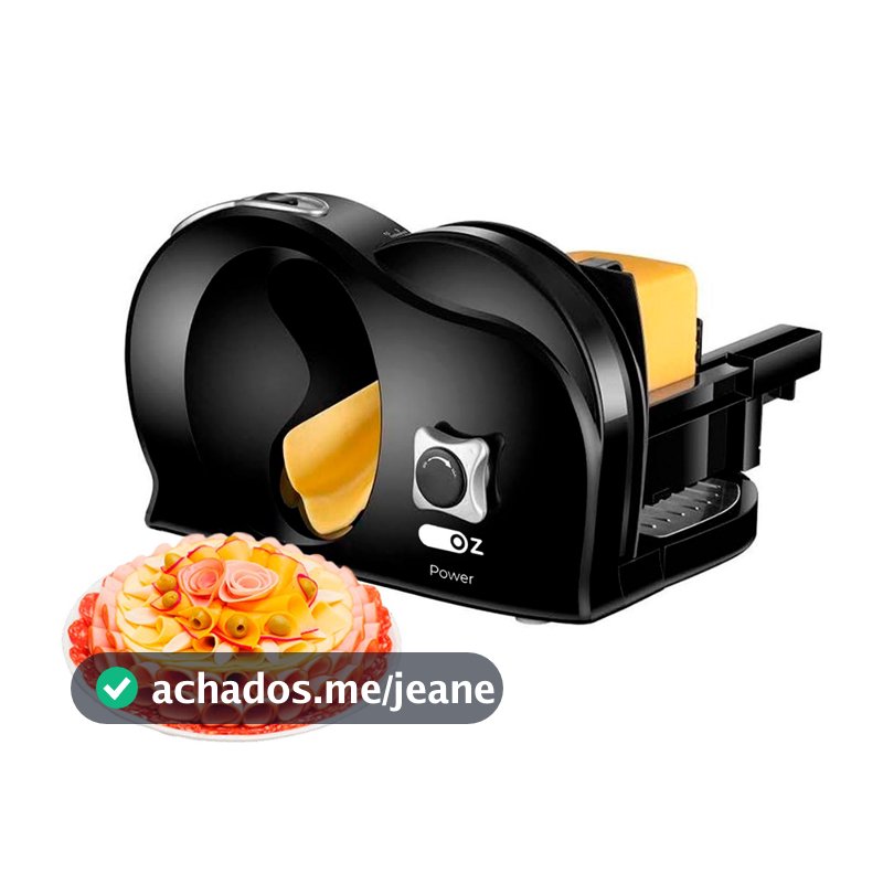 Multifatiador Fatiador Elétrico Oz Fa4615 150W Cortador De Frios Embutidos