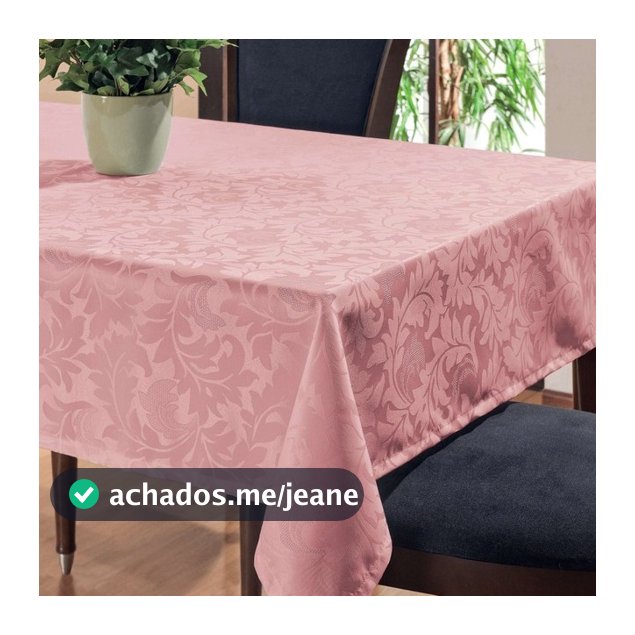Toalha de Mesa Jacquard Retangular 6 Lugares 2M x 1,40M