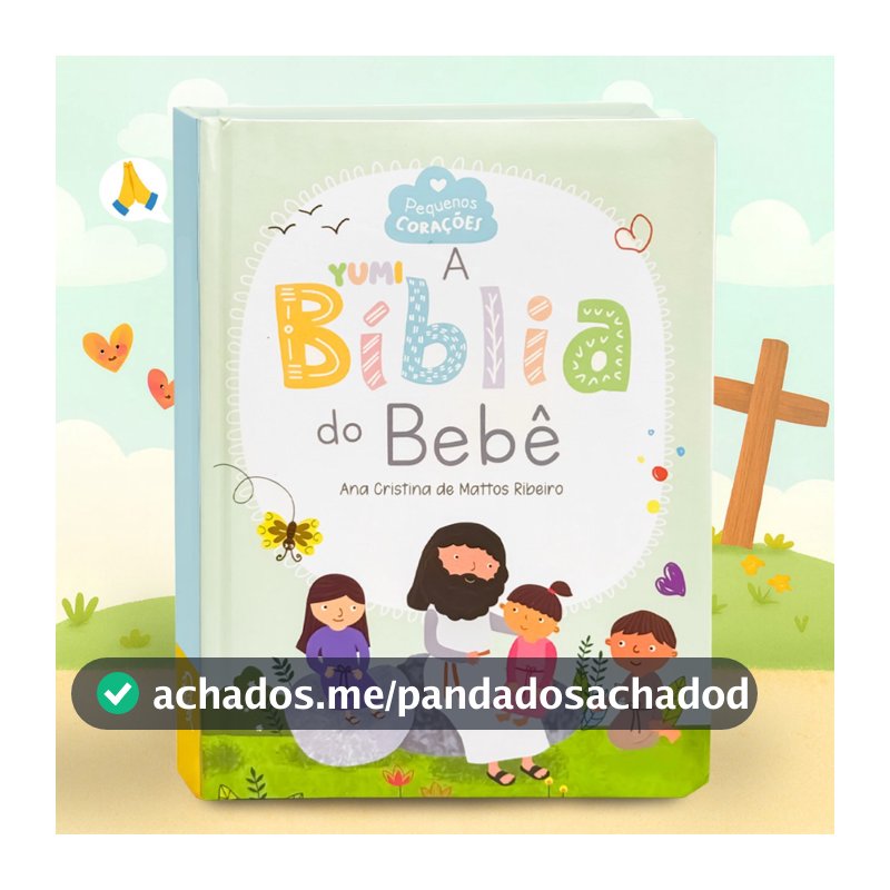 Bíblia Do Bebê Bíblia dos Pequeninos Livro Infantil Bíblia Da Criança Menino Menina Colecionável Almofadado