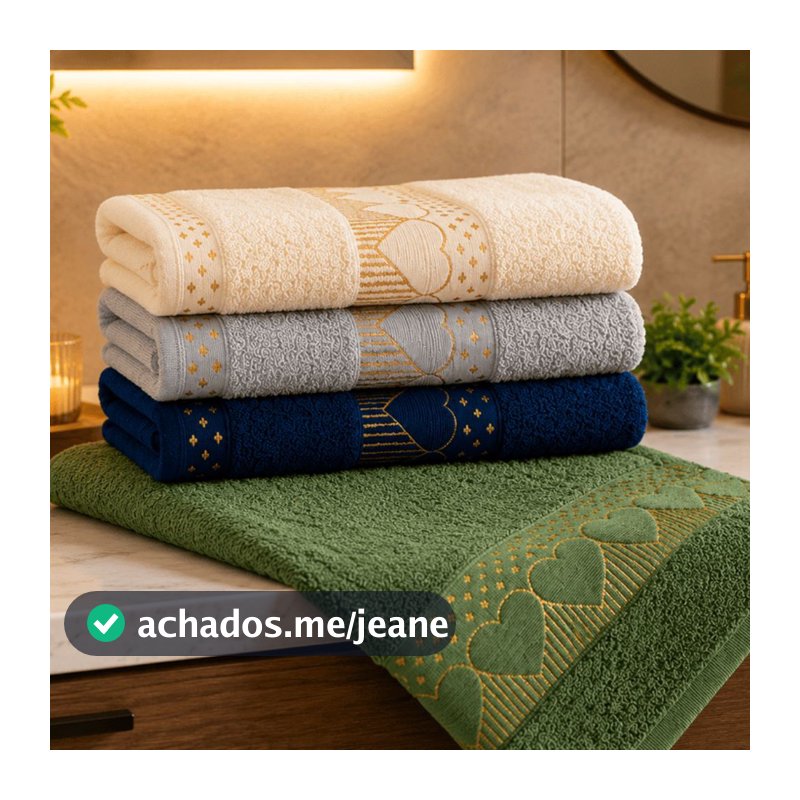Toalhas de Banho Jacquard Grande 75x150cm Macia Absorvente Alta Qualidade 100% Algodão Coração