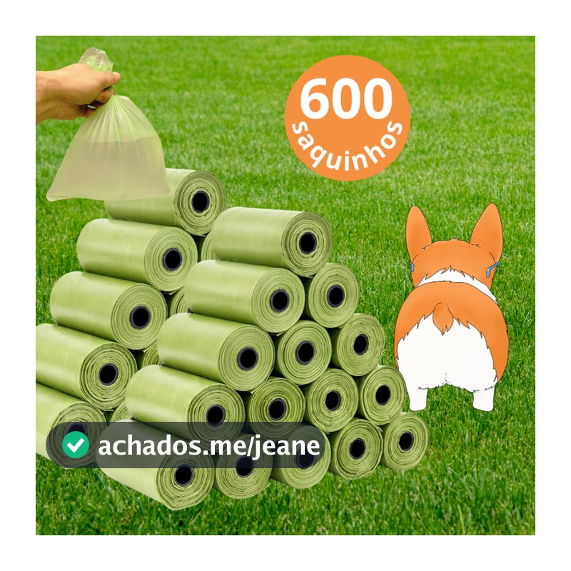 Kit Saquinhos Higiênicos Refil Cata Caca - Escolha seu kit