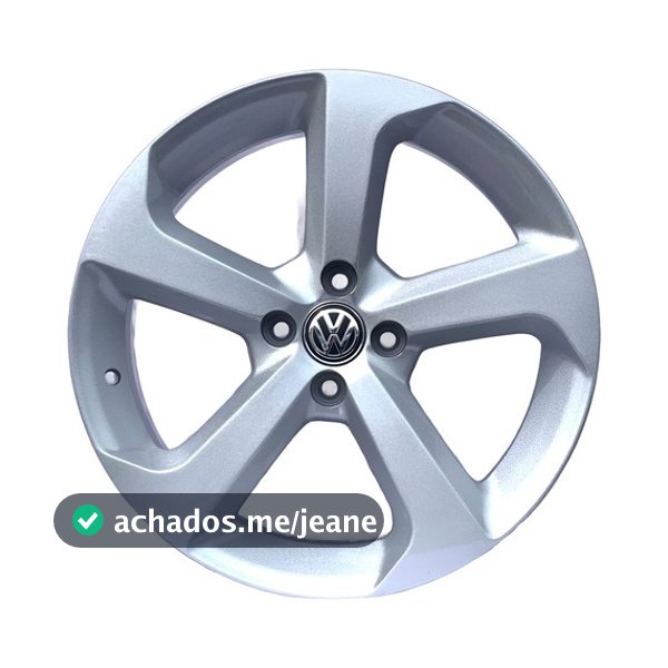 Jogo Roda Aro 17 Vw Brooklyn 4x100 TSI Gol G2 G3 G4 G5 G6 G7 G8 Saveiro Up Santana Voyage Frete Grátis
