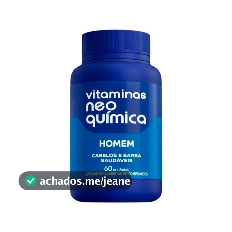 Neo Química Homem 60 Comprimidos - Vitaminas