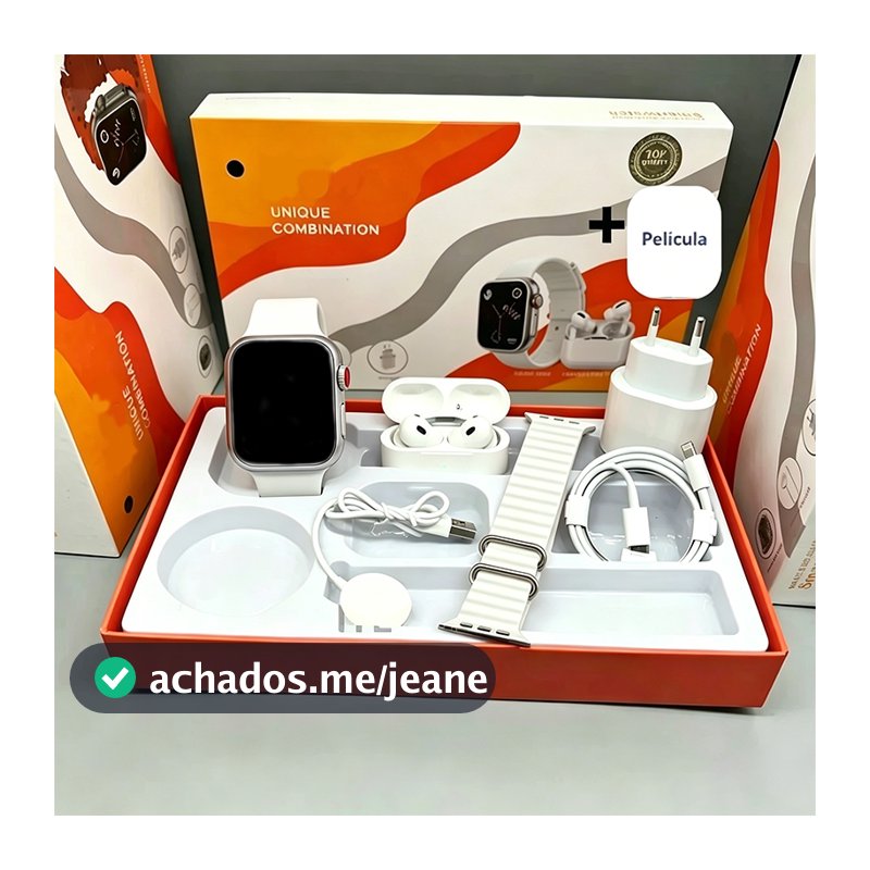 Kit de relógio de versão mais recente 2026 com carregador de carregamento sem fio Bluetooth chamada relógio masculino fe