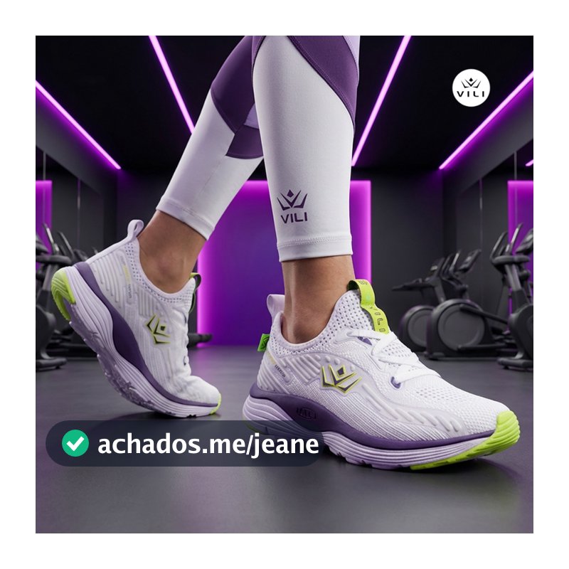 Tênis Feminino Vili All Journey Esportivo Academia Branco