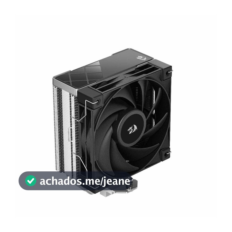 Air Cooler GamerStorm X Redragon AK400 Com 4 Heatpipes Niquelados E Fan 120mm Fluído Dinâmico