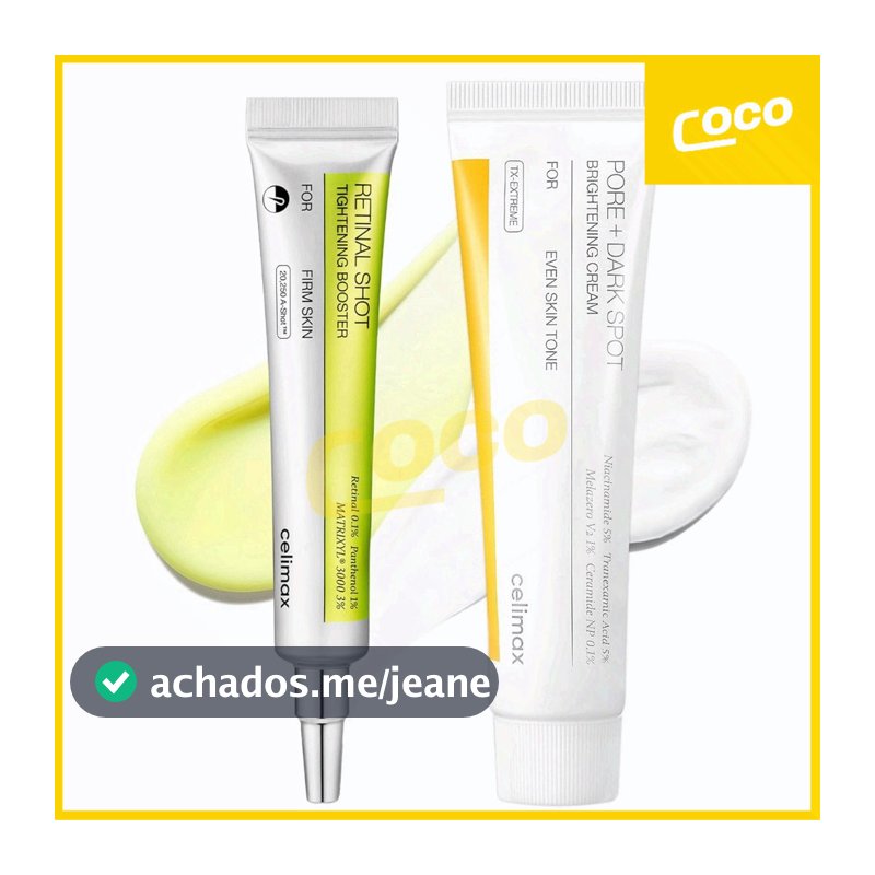 celimax The Vita A Retinal Shot Tightening Booster 15ml Brightening Pore+ Dark Spot Cream 35ml
