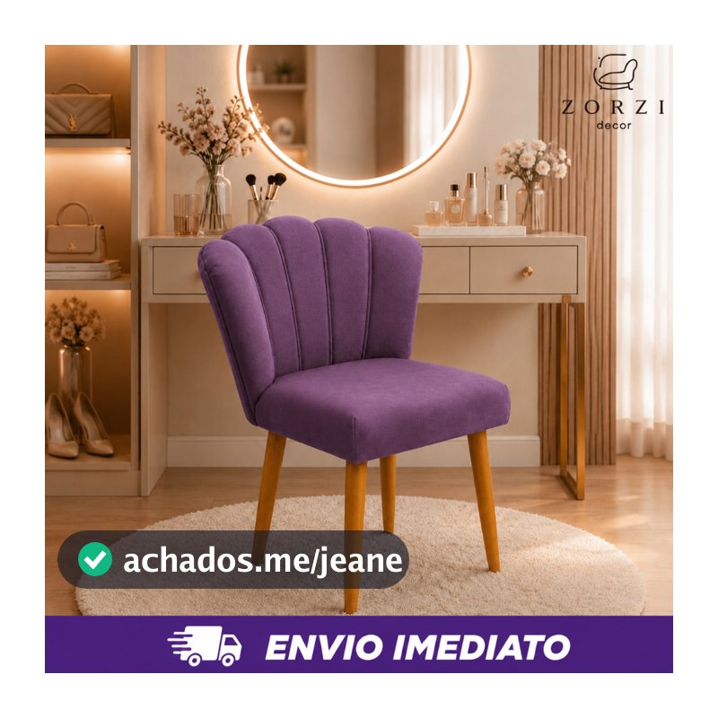 Pronto Entrega - Cadeira Poltrona Pétala Decorativa Pétalas De Flor Sala De Estar Recepção Veludo Pés Palito