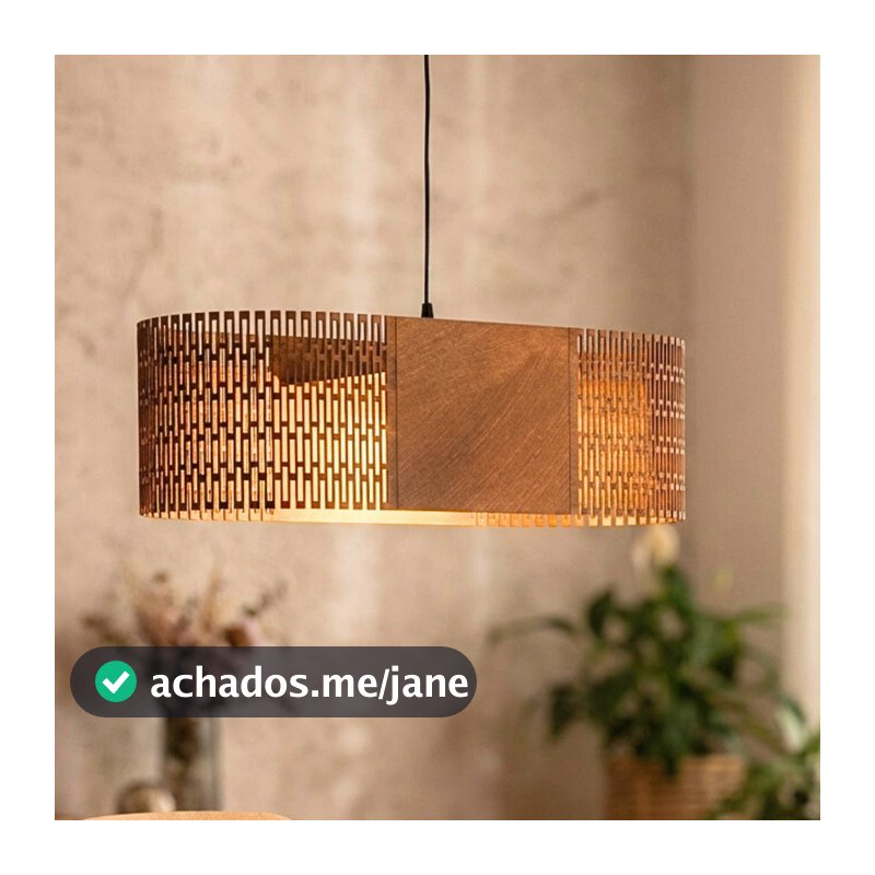 Luminária Lustre Pendente Abajur de Teto Quarto Sala Decoração Iluminação Decorativa