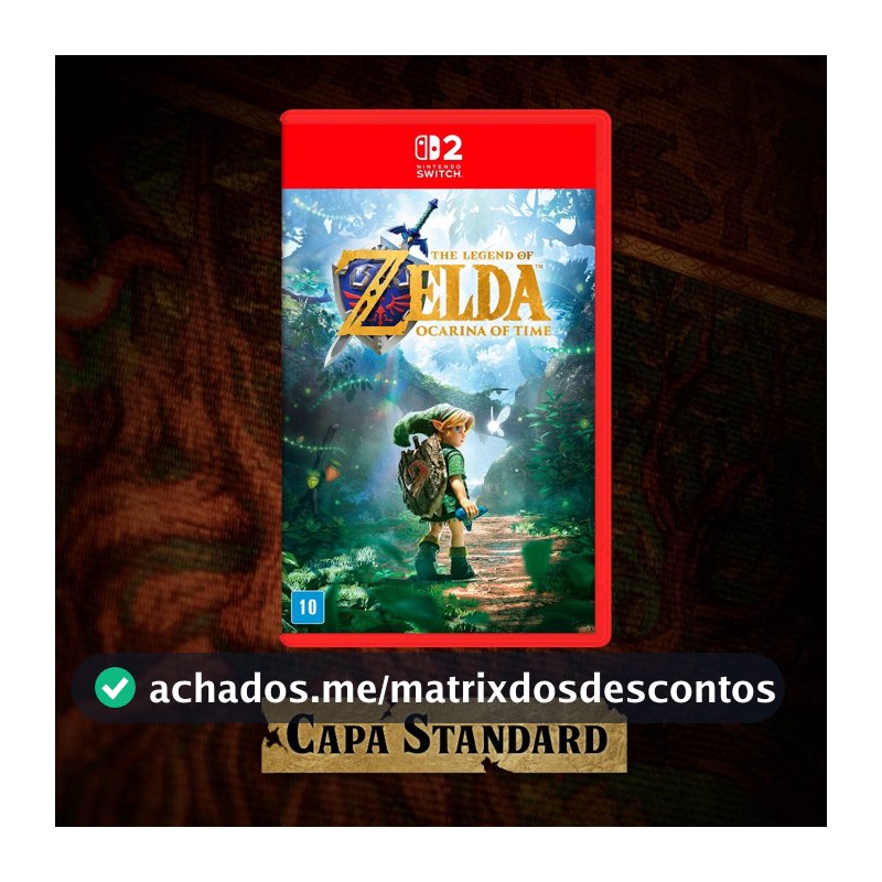 The Legend Of Zelda: Ocarina Of Time – Capa Regular – Nintendo Switch 2