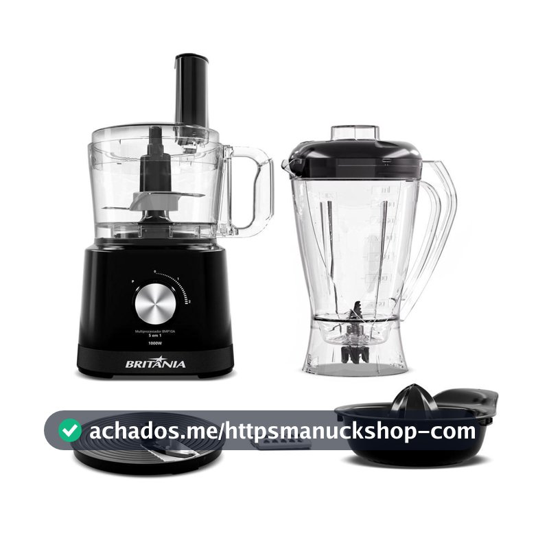 Multiprocessador Britânia 1000W 5 em 1 Preto BMP10A