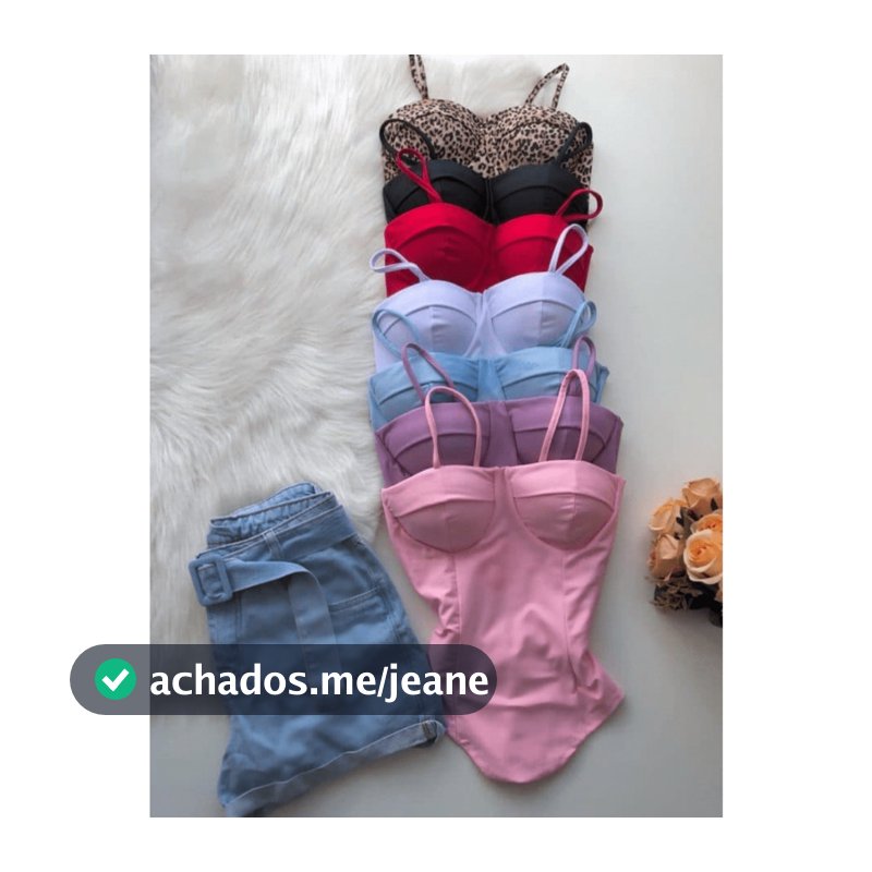 Body feminino Meia taça retro com bojo basico varias cores