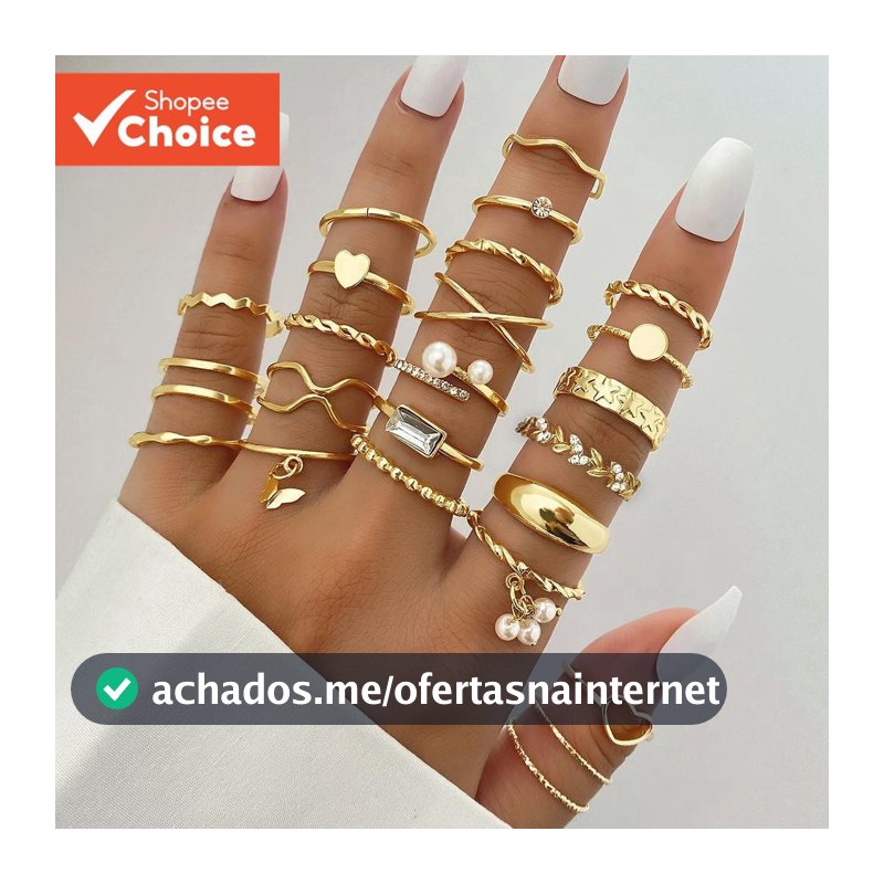 Conjunto De Anel Com Pingente De Pérola Torcida De Karité De Trigo , Coleção De Joias Femininas De 24 Peças , Presente P
