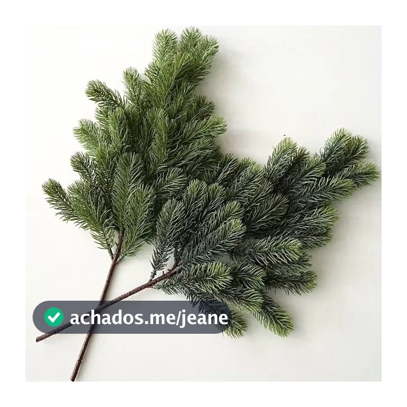 Ramo De Pinheiro Artificial De Natal Arbustos Simulados Plantas Verdes Folhas Mini Árvore - SY802791