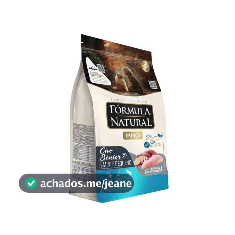 Ração Fórmula Natural Pro Cães Sênior Porte Mini e Pequeno 10,1kg Adimax