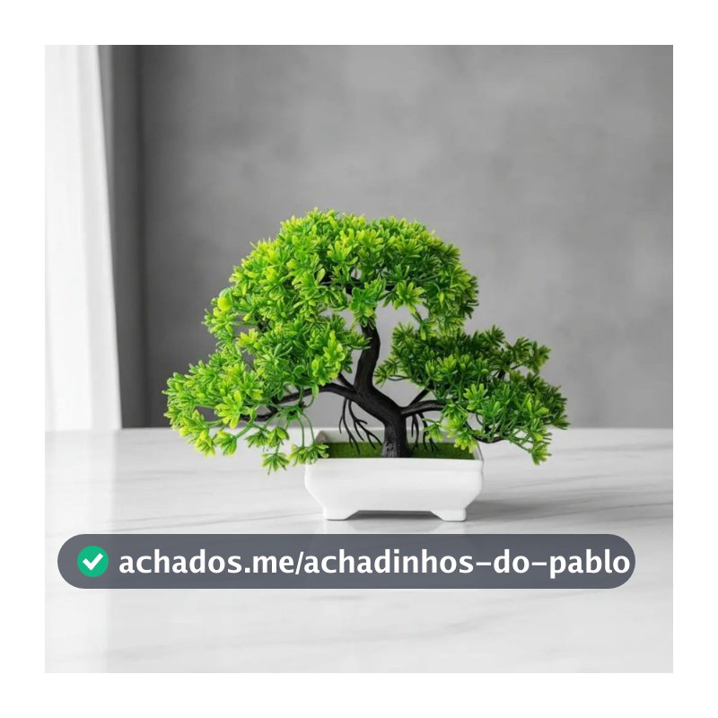 Bonsai nuvem artificial com Vaso Mini Árvore Decorativa para Estante Sala Mesa Escritório Realista