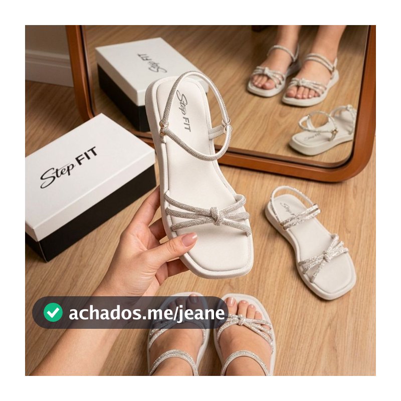 Sandália Rasteirinha Feminina Elegante Confortável Flat Antiderrapante Papete Envio Imediato
