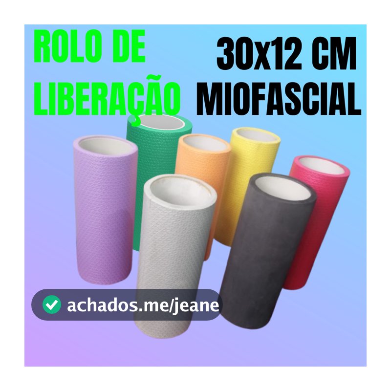 ROLO DE LIBERACAO MIOFASCIAL MASSAGEM 30x12 EVA FISIOTERAPIA