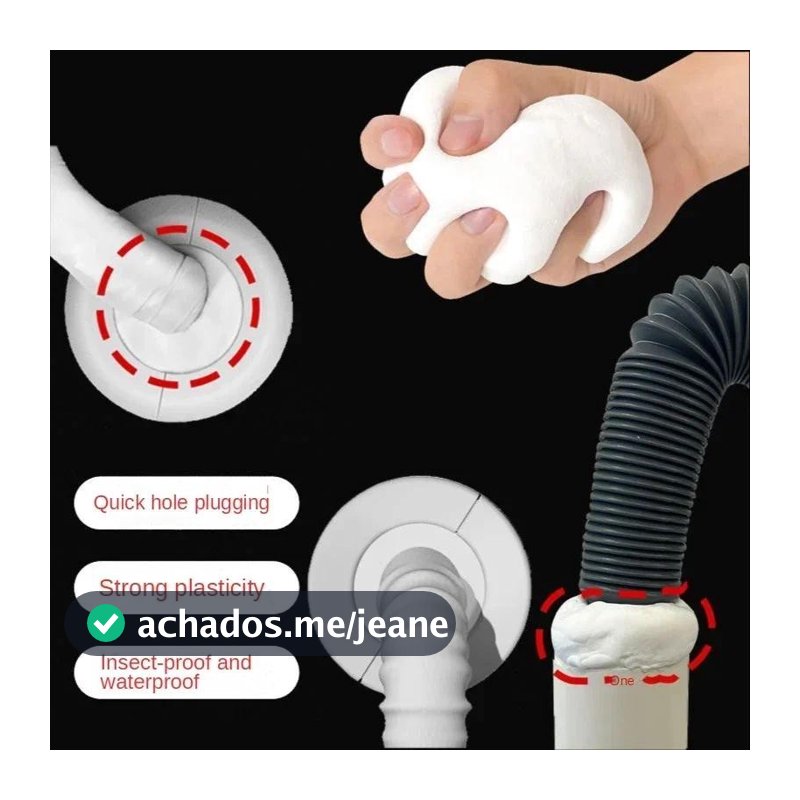 Massa De Vedação Impermeável Flexível De Uma Peça 15g Enchimento De Furo De Parede À Prova De Insetos Para Tubos E Lacun