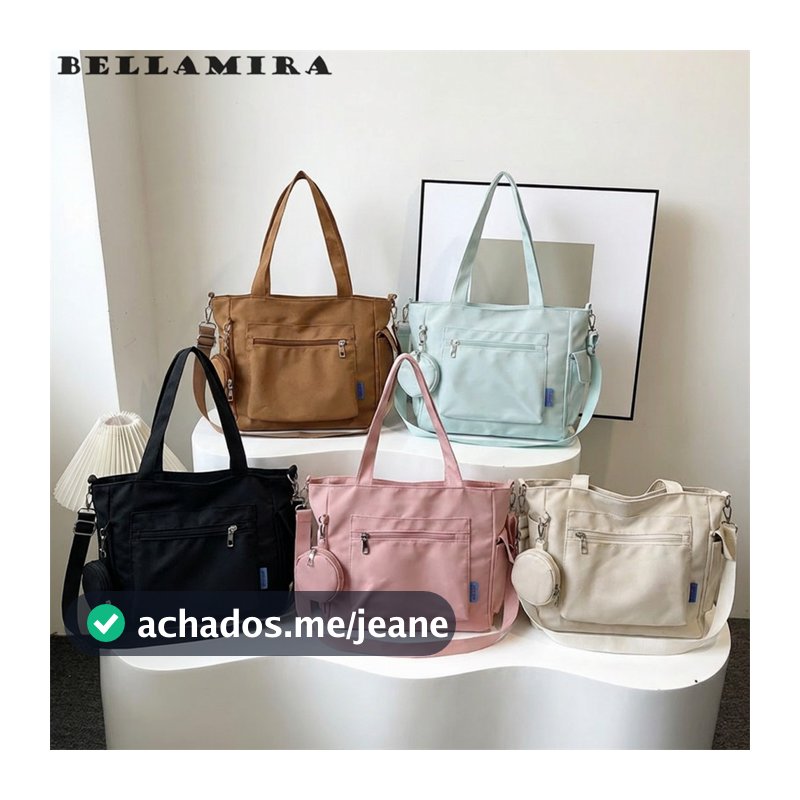 Bolsa Tiracolo Oxford À Prova D'Água Grande Capacidade Para Sacolas Transversal Bolsa De Estudante Inclui porta-moedas