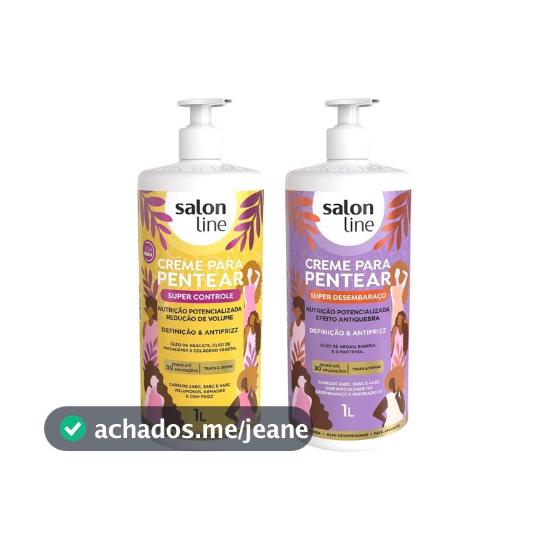 Kit Desembaraço e Super Controle Salon Line