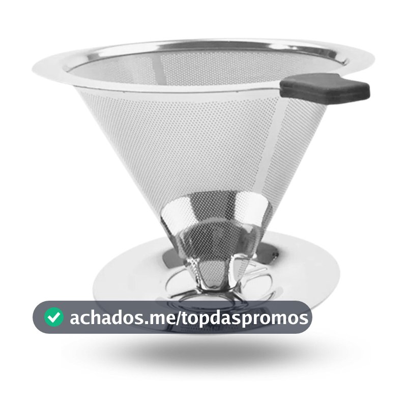 Coador de Café Inox 103 Mazzal | Reutilizável Sem Filtro de Papel