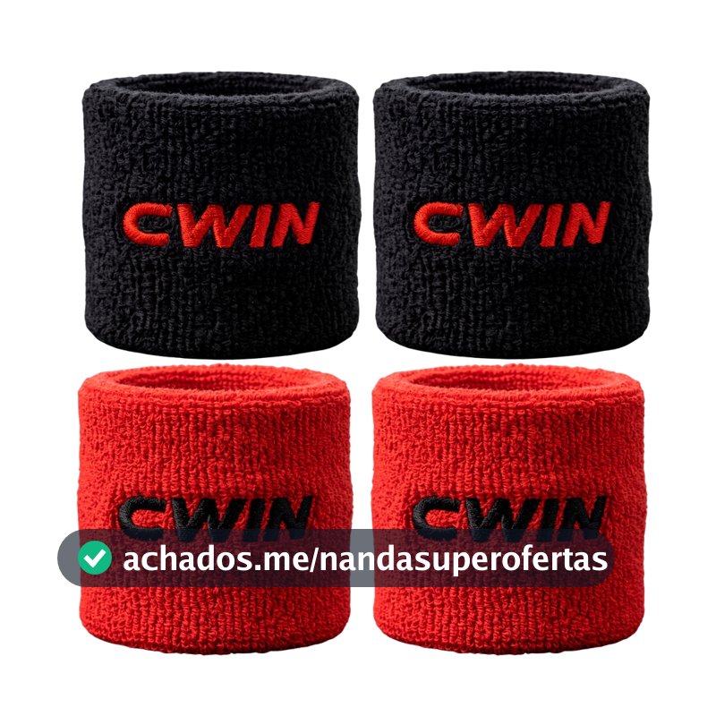 Munhequeira Atoalhada Camewin Absorção de Suor e Conforto para Academia e Esportes