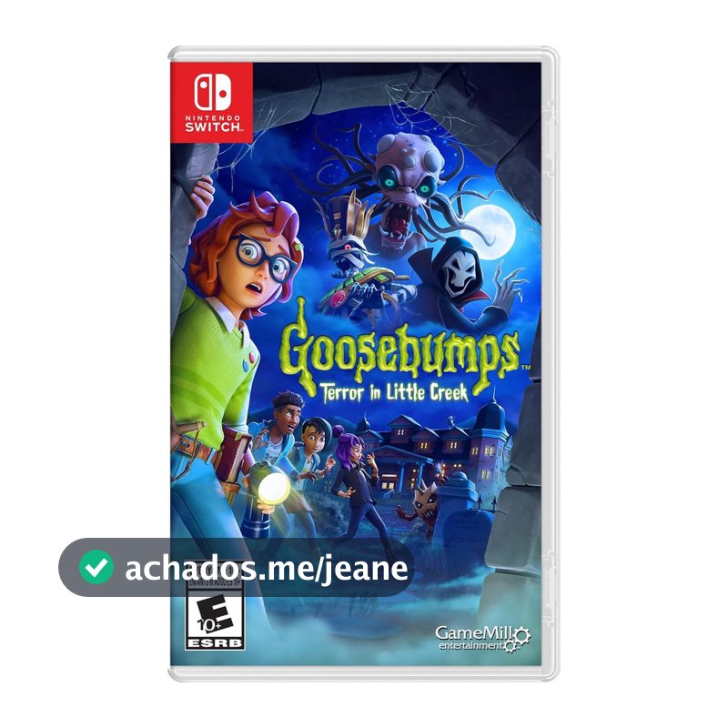 Goosebumps Terror in Little Creek Switch Midia Fisica