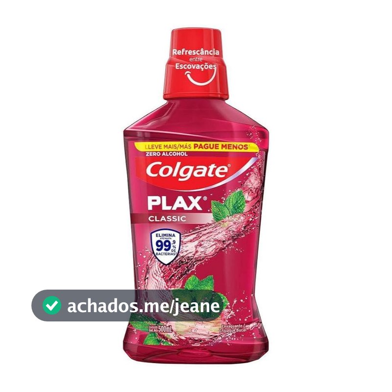 Enxaguante Bucal Colgate Plax Classic 500ml