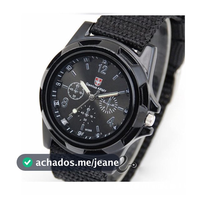 Moda cinto de náilon relógio masculino cinto de pano relógio militar na moda agulha luminosa relógio esportivo masculino