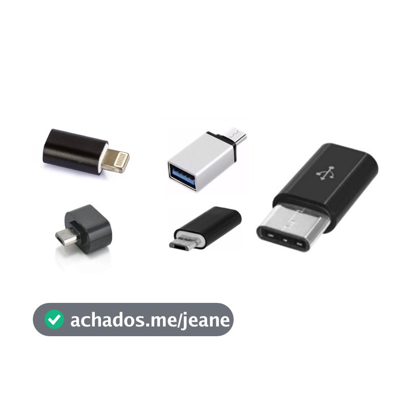 Adaptadores OTG Compatível com USB, Tipo C e V8