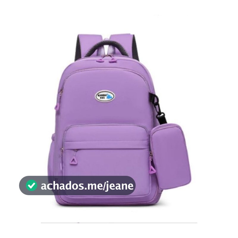 Mochila escolar de grande capacidade para meninas da escola primaria marisa