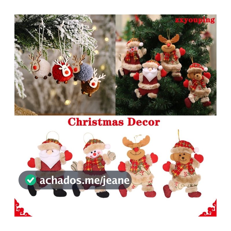enfeites de natal natal decoração casa Pingentes De Natal Elk Antler Árvore Decoração Ornamento Para De  Feliz 2023 Casa De Ano Novo